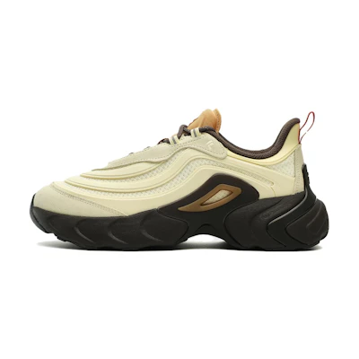 (W) FILA FUSION Ray 4 Sneakers 'Cream White Orange'