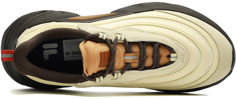 (W) Sneakers FILA FUSION Ray 4 'Putih Krim Jeruk' T12W331108FLB Lookbook (W) Sneakers FILA FUSION Ray 4 'Putih Krim Jeruk' T12W331108FLB
