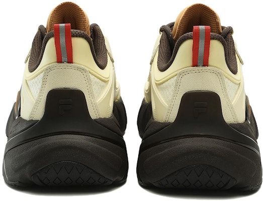 (W) FILA FUSION Ray 4 Kasut 'Krim Putih Jingga' T12W331108FLB Shop (W) FILA FUSION Ray 4 Kasut 'Krim Putih Jingga' T12W331108FLB