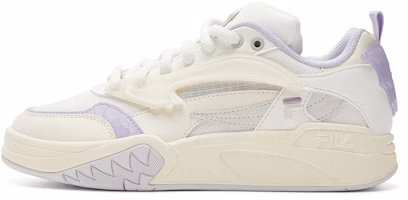 (Women) FILA FUSION Lifestyle Basketball Heritage Sneakers 'White Purple' T12W323205FBP (Women) FILA FUSION Lifestyle Basketball Heritage Sneakers 'White Purple' T12W323205FBP