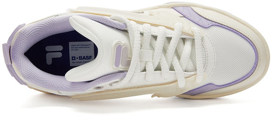 (W) FILA FUSION ヘリテージバスケ (白/紫) T12W323205FBP Lookbook (W) FILA FUSION ヘリテージバスケ (白/紫) T12W323205FBP