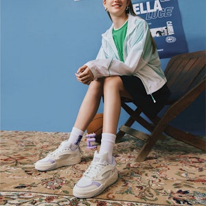 (W) Zapatillas FILA FUSION Lifestyle Heritage Baloncesto 'Blanco Morado' T12W323205FBP Details for (W) Zapatillas FILA FUSION Lifestyle Heritage Baloncesto 'Blanco Morado' T12W323205FBP