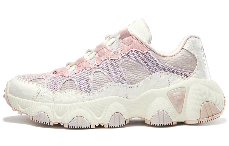 (Women) FILA FUSION retro JAGGER Old School Shoes Pink F12W021409FHV