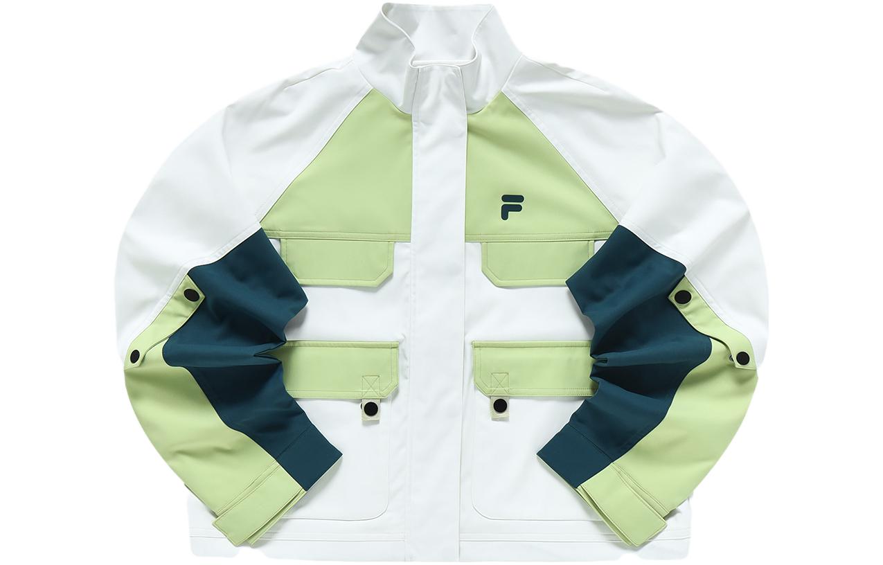 (Women) FILA Fusion Retro Multi-Pocket Outdoor Jacket - Off-White T11W311710F-WT
