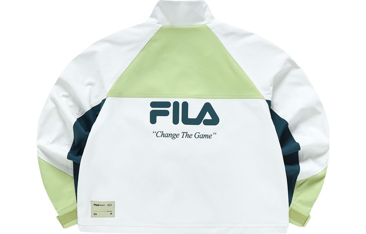 Lookbook (W) FILA Fusion 復古多口袋戶外外套 - 米白 T11W311710F-WT