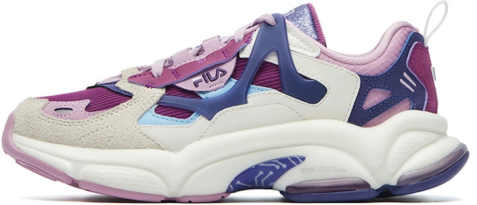 (W) FILA Fusion RJV 'Blanco Púrpura' T12W131101FDM Buy (W) FILA Fusion RJV 'Blanco Púrpura' T12W131101FDM