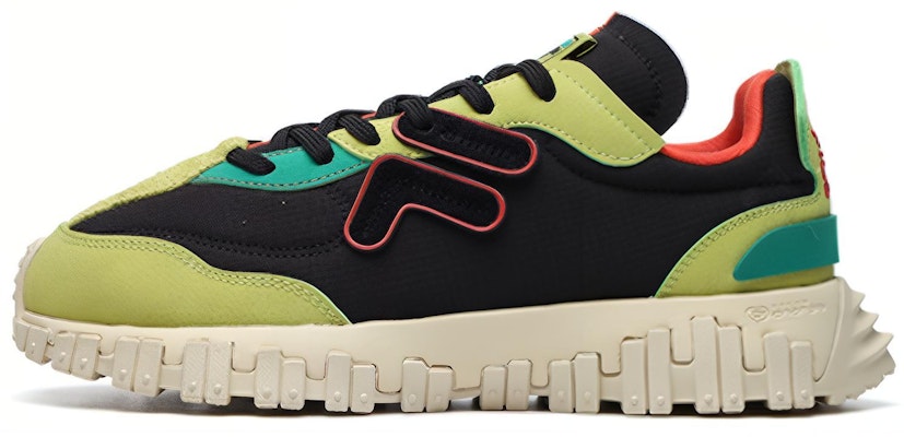 (W) FILA Fusion RT70 ''Bloc de Couleurs Noir Vert'' T12W141101FBP Buy (W) FILA Fusion RT70 ''Bloc de Couleurs Noir Vert'' T12W141101FBP