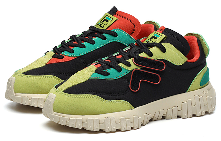 Order (W) FILA Fusion RT70 ''Bloc de Couleurs Noir Vert'' T12W141101FBP