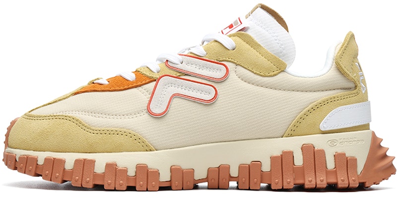 FILA FUSION 斐樂潮牌 RT70 復古 低幫 運動休閒鞋 女款 泥土黃油黃拼色 Buy FILA FUSION 斐樂潮牌 RT70 復古 低幫 運動休閒鞋 女款 泥土黃油黃拼色