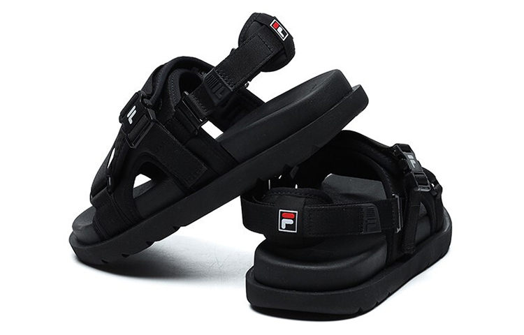 (W) FILA Fusion Sandals 'Black' 圖 5