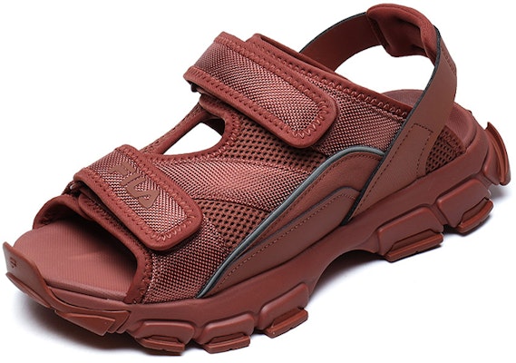 (W) Sandal FILA Fusion 'Merah Gelap' T12W125401FCN Order (W) Sandal FILA Fusion 'Merah Gelap' T12W125401FCN