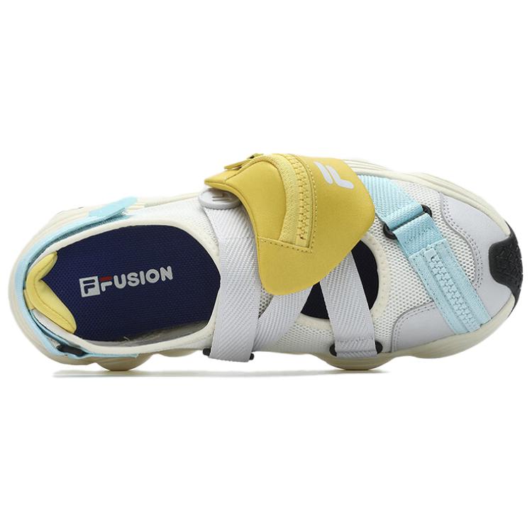 Shop (W) 斐乐FUSION白灰黄凉鞋 T12W421404FSN
