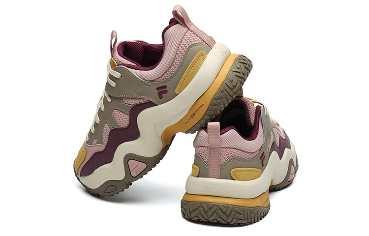 (W) FILA FUSION Sdud Sneakers 'Pink Beige' 圖 4