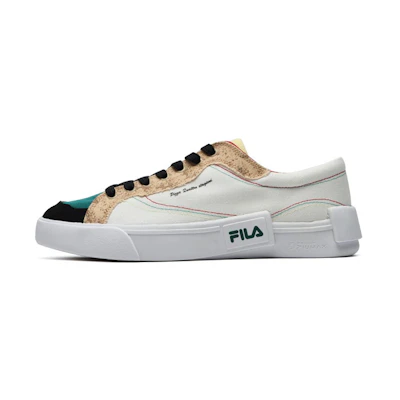 (W) FILA Fusion Shoes 'Beige Teal White'