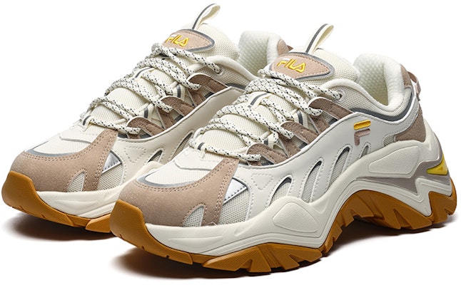 (Women) FILA Fusion Shoes 'Beige White' T12W125208FPM Order (Women) FILA Fusion Shoes 'Beige White' T12W125208FPM