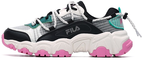 (Women) FILA Fusion Shoes 'Black Green' T12W125202FBG (Women) FILA Fusion Shoes 'Black Green' T12W125202FBG