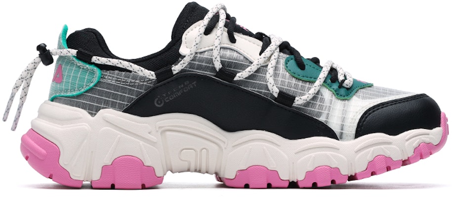 (W) 휠라 퓨전 슈즈 '블랙 그린' (휠라 퓨전 블랙 그린) T12W125202FBG Order (W) 휠라 퓨전 슈즈 '블랙 그린' (휠라 퓨전 블랙 그린) T12W125202FBG