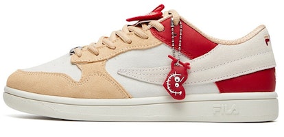 (Women) FILA Fusion Shoes 'Cream Red Pink' T12W115108FWB (Women) FILA Fusion Shoes 'Cream Red Pink' T12W115108FWB