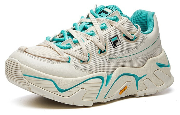 Order (W) FILA Fusion クリーム白/緑 T12W034104FWP