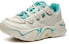 Order (W) FILA Fusion クリーム白/緑 T12W034104FWP