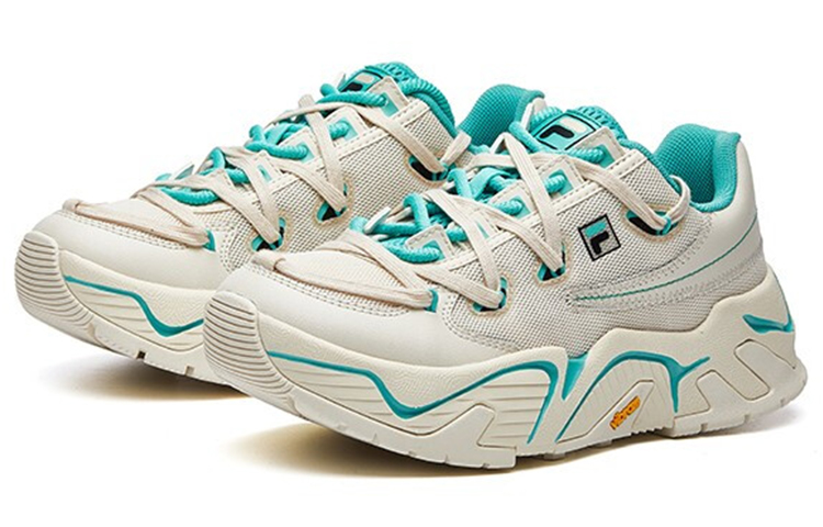 Lookbook (W) FILA Fusion クリーム白/緑 T12W034104FWP