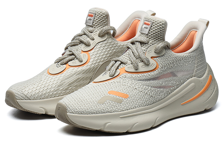(W) FILA Fusion Shoes 'Sand Grey Orange' 圖 2