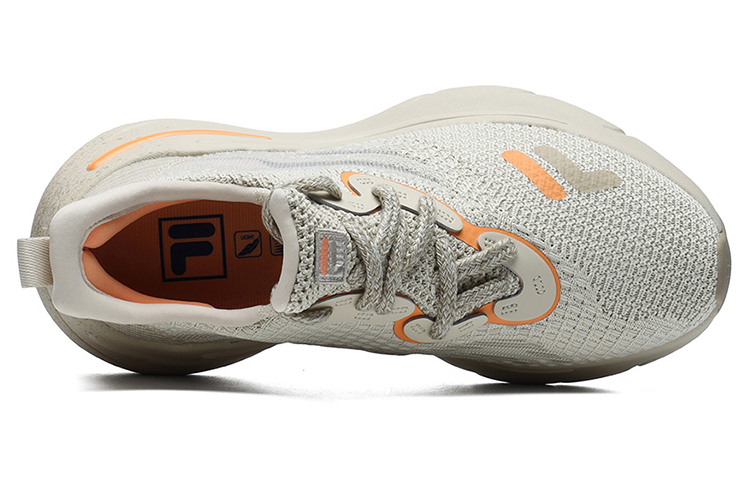 (W) FILA Fusion Shoes 'Sand Grey Orange' 圖 3