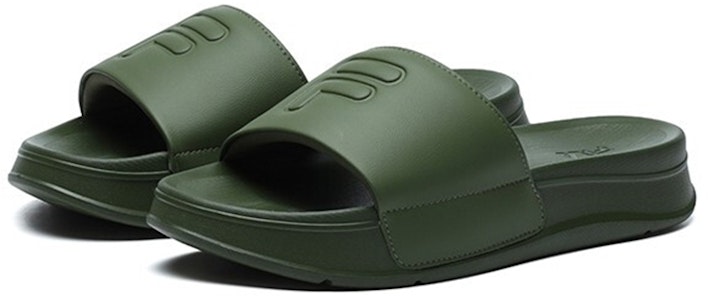 斐乐 Fusion 斐乐潮牌 休閒拖鞋 女款 柏樹綠 Lookbook 斐乐 Fusion 斐乐潮牌 休閒拖鞋 女款 柏樹綠