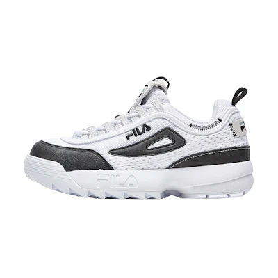 (W) FILA Fusion Shoes 'White Black'
