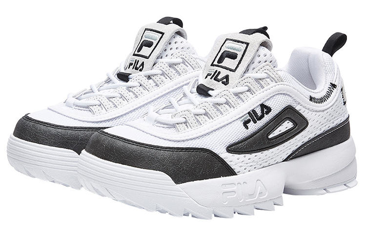 Lookbook FILA FUSION 斐樂潮牌 低幫老爹鞋 女款 白黑