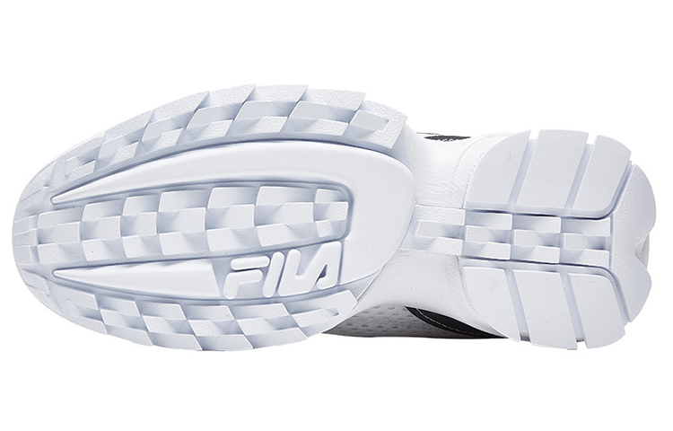 Details for FILA FUSION 斐樂潮牌 低幫老爹鞋 女款 白黑