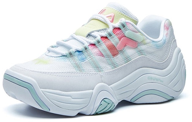 (W) 휠라 퓨전 슈즈 '화이트 옐로우' T12W121201FWY Order (W) 휠라 퓨전 슈즈 '화이트 옐로우' T12W121201FWY