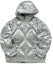 Order (Women) FILA Fusion Silver Logo Oversized Puffer Jacket Winter Wear. T11W141908F-SL