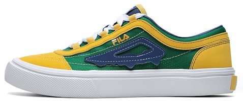 (Women) FILA Fusion Skate Shoes 'Blue Yellow Green' T12W125103FGM (Women) FILA Fusion Skate Shoes 'Blue Yellow Green' T12W125103FGM