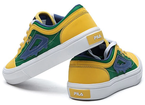 (W) Chaussures de Skate FILA Fusion ''Bleu Jaune Vert'' T12W125103FGM Purchase (W) Chaussures de Skate FILA Fusion ''Bleu Jaune Vert'' T12W125103FGM