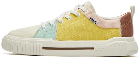 (Women) FILA Fusion Skate Shoes 'Yellow' T12W135108FCB (Women) FILA Fusion Skate Shoes 'Yellow' T12W135108FCB