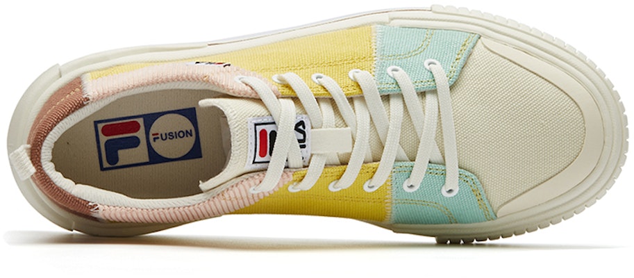 (Women) FILA Fusion Skate Shoes 'Yellow' T12W135108FCB Shop (Women) FILA Fusion Skate Shoes 'Yellow' T12W135108FCB