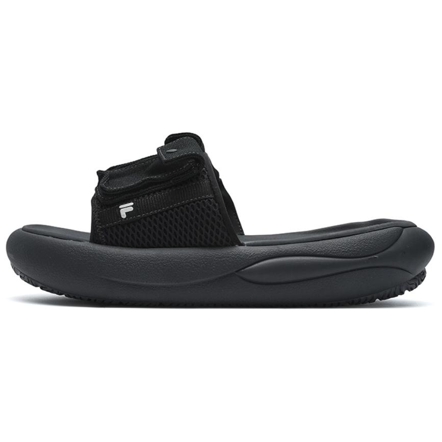 (Women) FILA FUSION Slide 'Black Comfort' T12W421507FBB