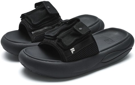 (Women) FILA FUSION Slide 'Black Comfort' T12W421507FBB Lookbook (Women) FILA FUSION Slide 'Black Comfort' T12W421507FBB