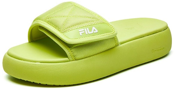 FILA FUSION 斐樂潮牌 時尚拖鞋 女款 酸橙色 Order FILA FUSION 斐樂潮牌 時尚拖鞋 女款 酸橙色