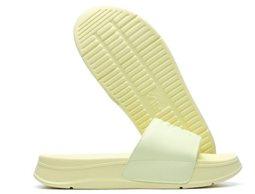(Women) FILA Fusion Slides 'Pale Yellow' T12W125503FTY Details for (Women) FILA Fusion Slides 'Pale Yellow' T12W125503FTY