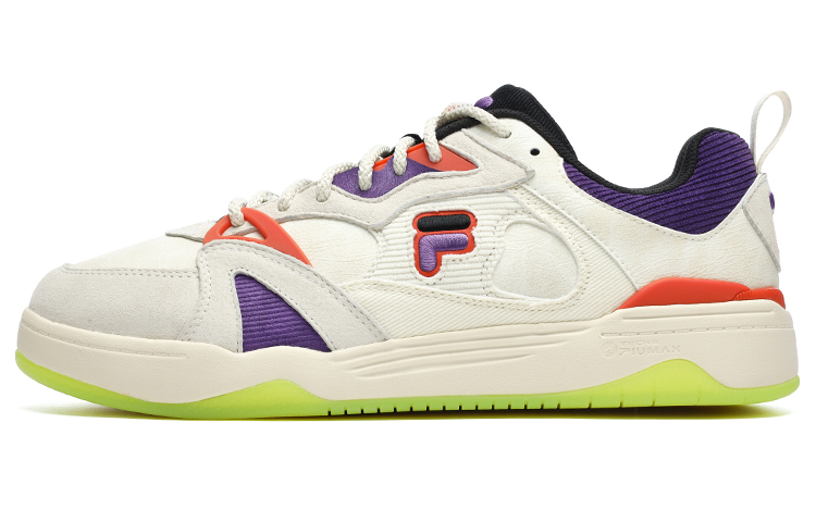 (W) FILA FUSION Smash-Pack Low 'White Purple'