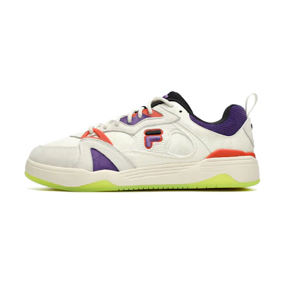 (W) FILA FUSION Smash-Pack Low 'White Purple'