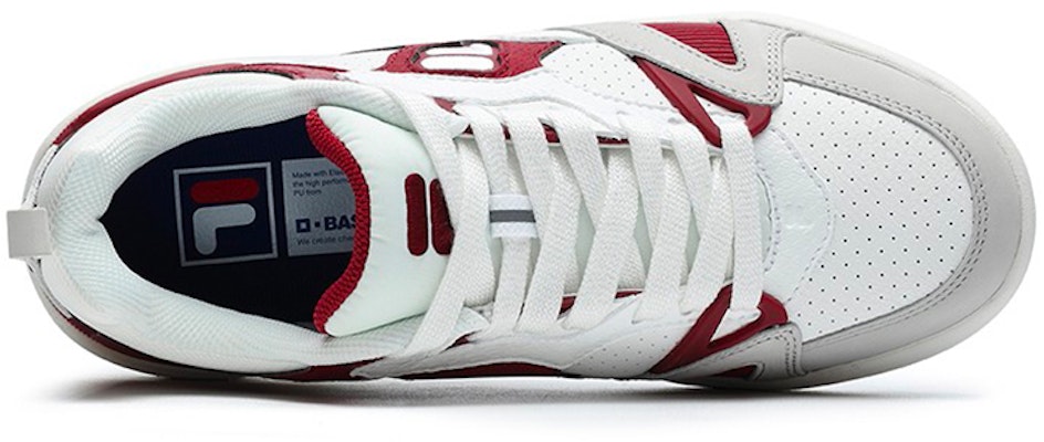 (Women) FILA Fusion Smash 'White Red' T12W219113FBT Lookbook (Women) FILA Fusion Smash 'White Red' T12W219113FBT