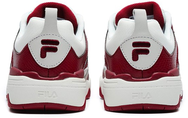 FILA FUSION 斐樂潮牌 Smash 低幫 復古籃球鞋 女款 白紅 Shop FILA FUSION 斐樂潮牌 Smash 低幫 復古籃球鞋 女款 白紅