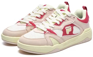 (W) 휠라 퓨전 스매쉬 스니커즈 '핑크 화이트' (48 characters) T12W219113FGC Lookbook (W) 휠라 퓨전 스매쉬 스니커즈 '핑크 화이트' (48 characters) T12W219113FGC