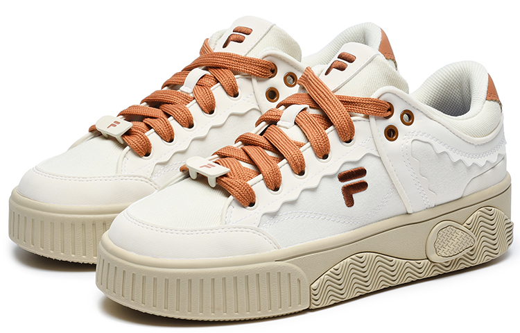 Buy (Women) FILA FUSION Stack Skate Shoes 'White Orange - Main Image