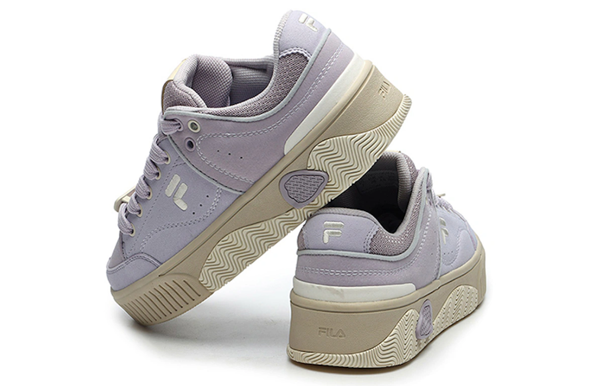 (Women) FILA FUSION Stack Fusion Skateboarding Sneakers 'Purple Beige'
