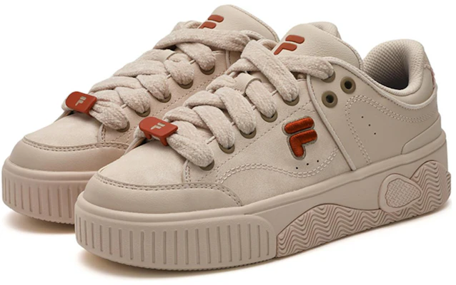 (W) Sepatu Skate FILA FUSION Stack 'Beige Pink' T12W342208FPP Order (W) Sepatu Skate FILA FUSION Stack 'Beige Pink' T12W342208FPP