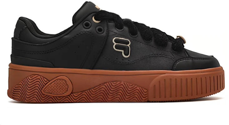 (W) FILA FUSION Stack滑板鞋‘黑棕色’ T12W342208FBK Order (W) FILA FUSION Stack滑板鞋‘黑棕色’ T12W342208FBK